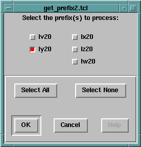 Figure 2 - Network selection dialog