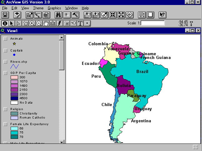 Countries of South America