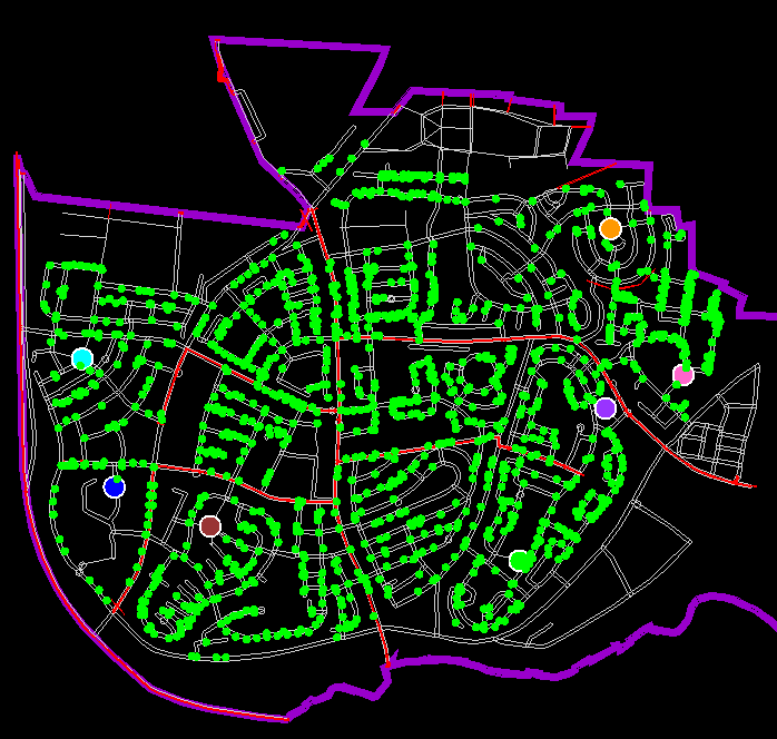 Map 2: Forecast distribution