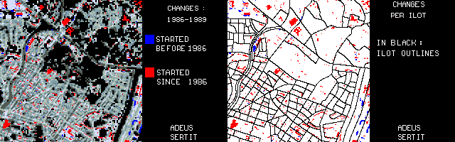 figure 3: The European Quarter of Strasbourg:Chronology of changesby administrative units