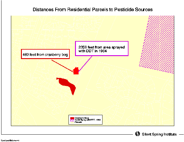 Figure 6. Cranberry Bogs and Pesticides