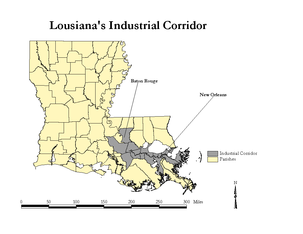 Louisiana Parish Map - GIS Geography