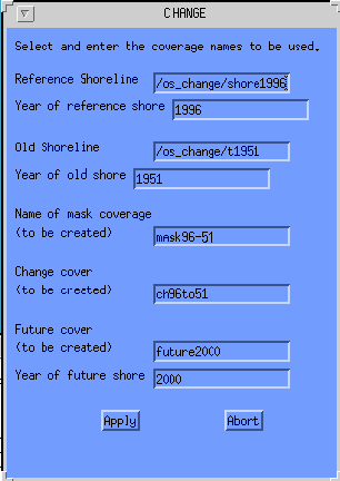 The input form for the AML.