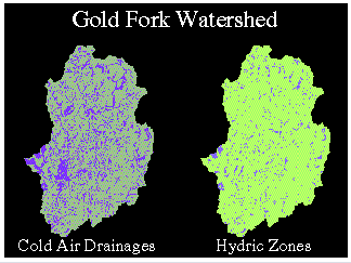 Figure 11. Examples of Other Model Input Layers that Influence the Habitat Type Class Relationships.