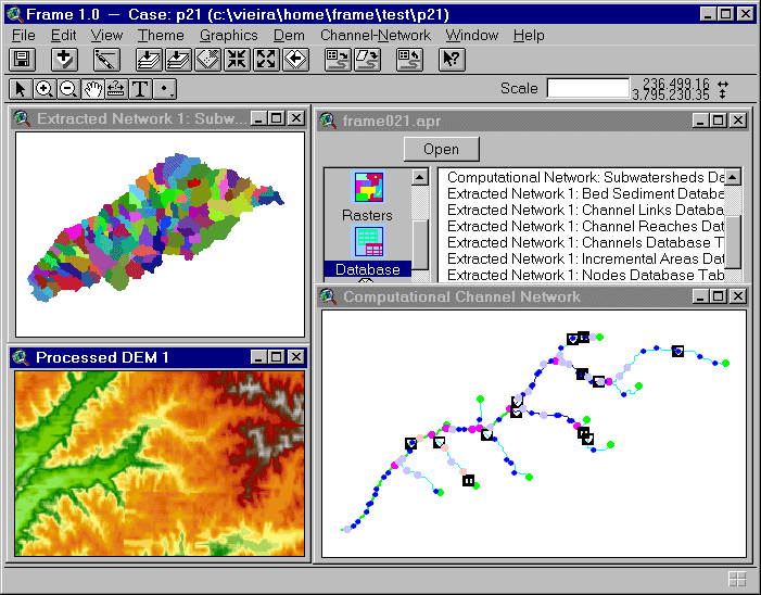 Figure 1 - FRAME Interface Layout