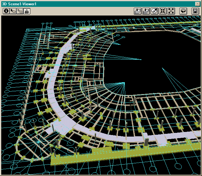 Figure 13: 3D View of Foundation Plan