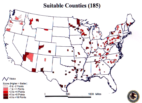 Top 185 Counties