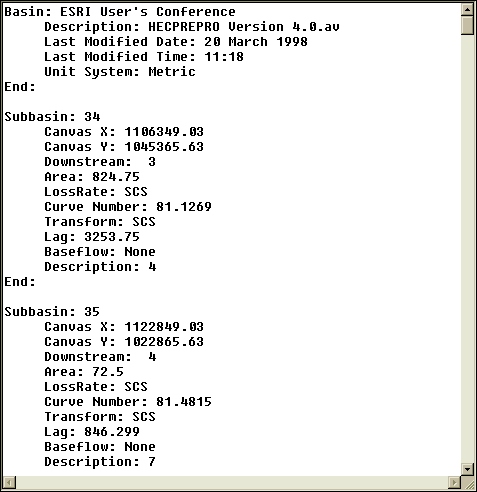 HMS basin file