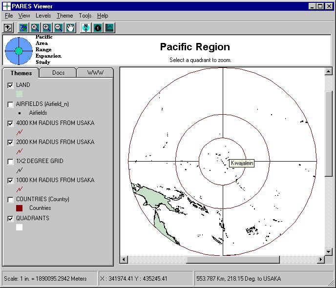 PARES Viewer Application Main Window