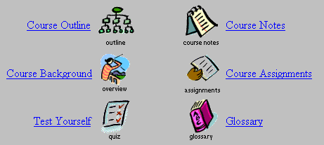 Screen save showing portion of a course web page