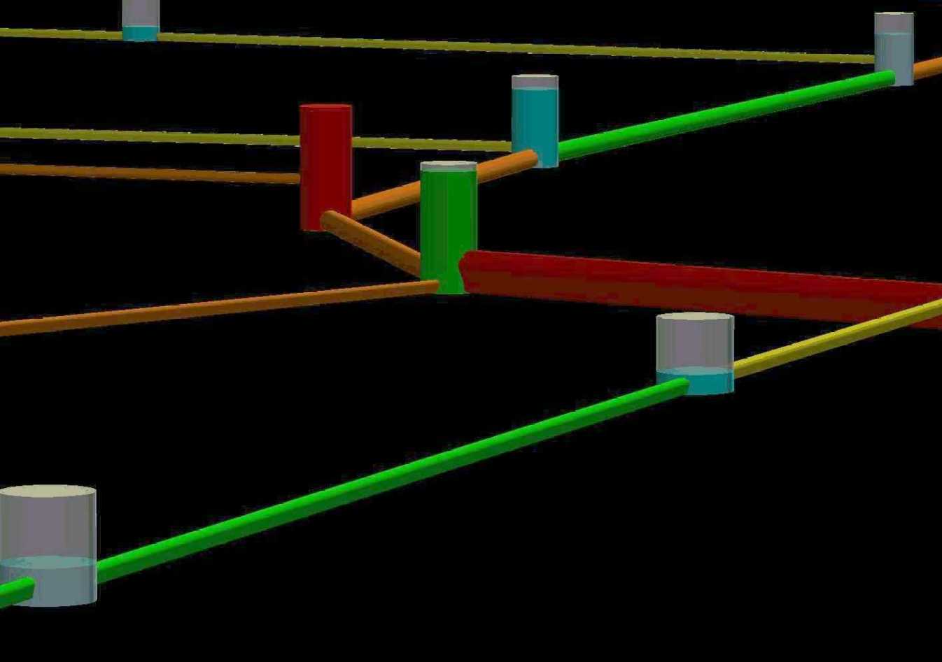 Time-step in the 3D-simulation