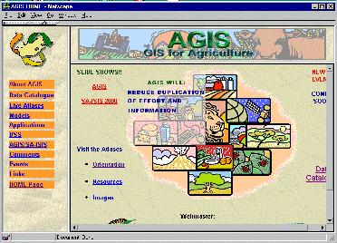 Figure 3: AGIS Website
