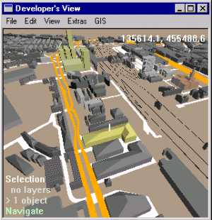 Buffer operations: select one object