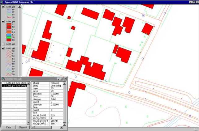 Typical basemap data