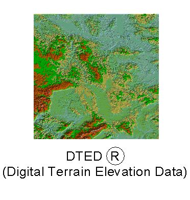 DTED( (digital terrain elevation data)
